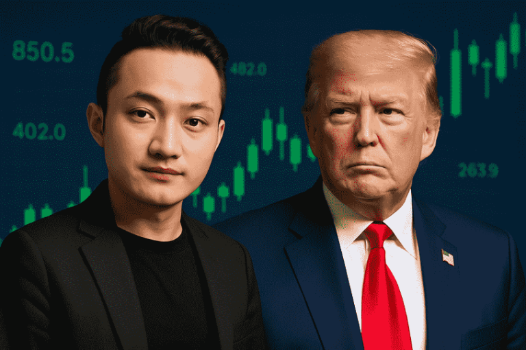 Justin Sun Tops TRUMP Token Leaderboard Ahead of Gala Dinner Invite
