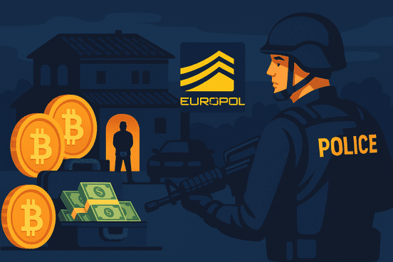 $23M Mafia Crypto Bank Dismantled by Europol and Spain