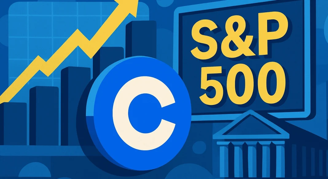 Coinbase joins the S&P 500