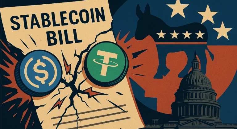 Stablecoin bill tanked, Democrats slammed for playing