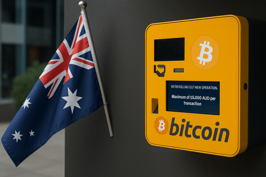Australia Caps Crypto ATM Cash at $3,250 After $2M Scam Losses Revealed