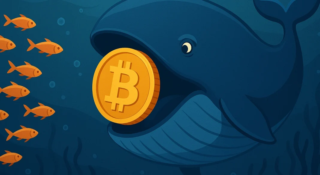 Bitcoin whales are hoarding coins while small fish swim away, what’s going on?