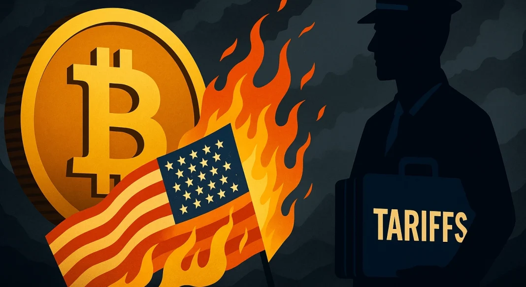 Bitcoin shrugs war FUD, but what about tariffs?