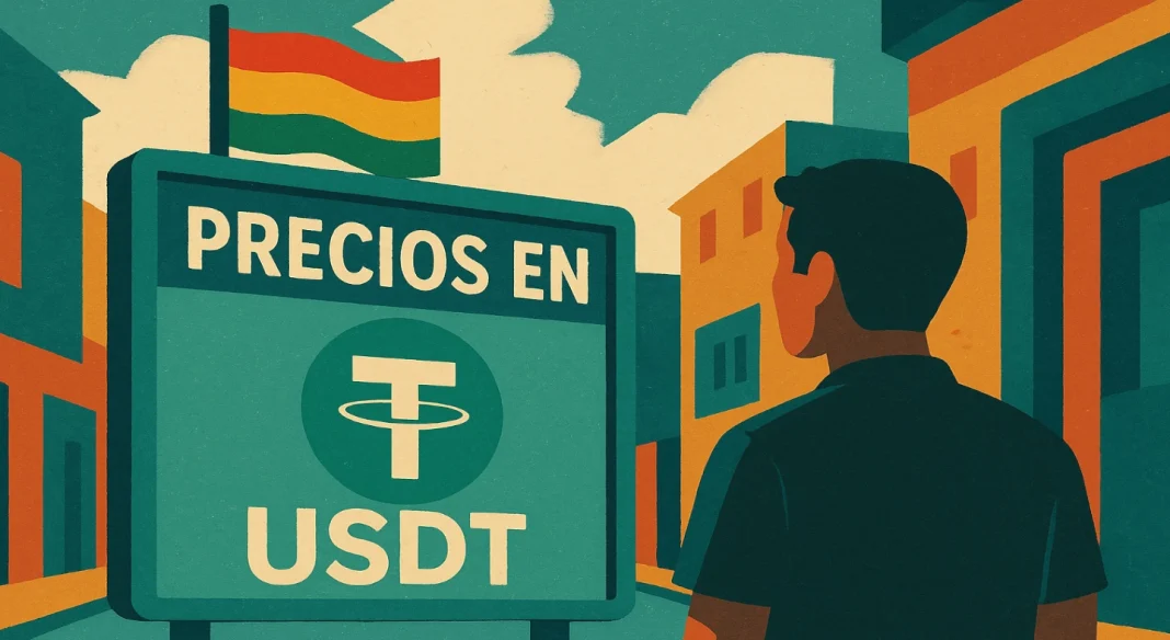 In Bolivia the prices are in USDT now
