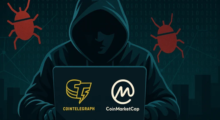 Hackers hit Cointelegraph and CoinMarketCap