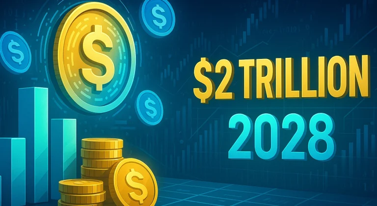 US stablecoin market will grow to $2 trillion by 2028?