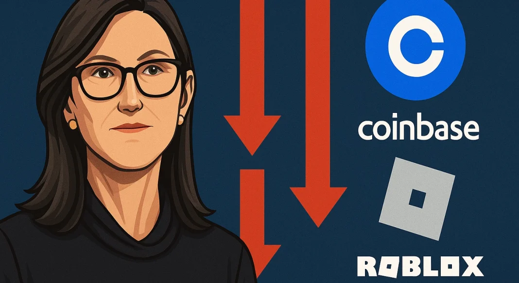 Cathie Wood sold some Coinbase and Roblox stocks