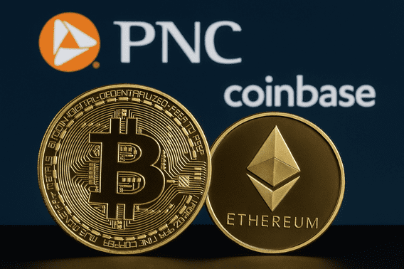 PNC Bank Launches Crypto Trading With Coinbase After GENIUS Act Approval