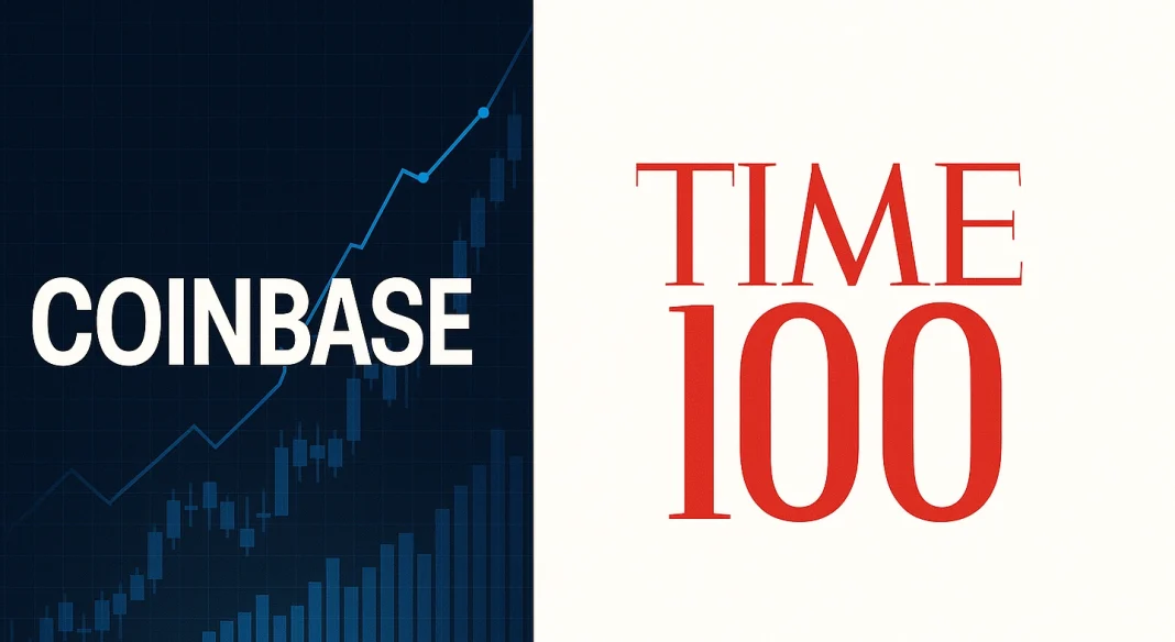 Coinbase breaks big, after the S&P 500, here is the TIME100 list