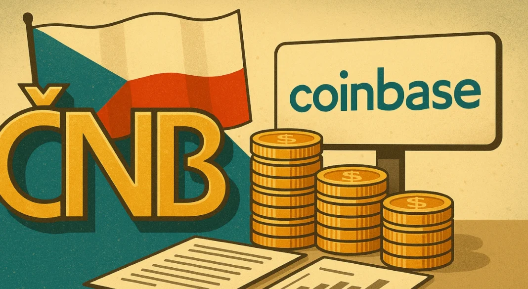 The Czech central bank bought $18 million Coinbase stock