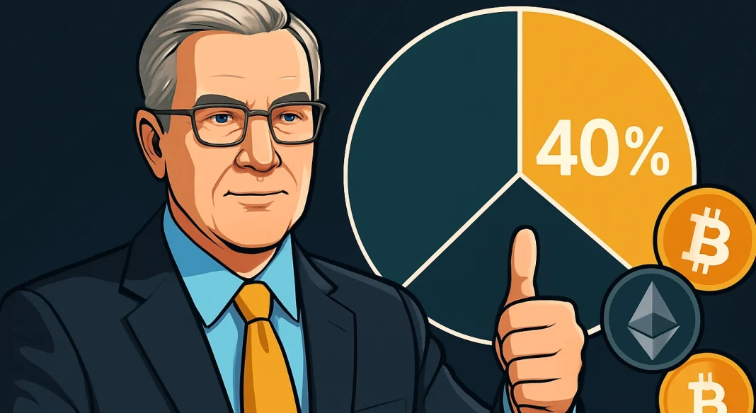 “You gotta own 40% crypto?” This finance veteran says yes