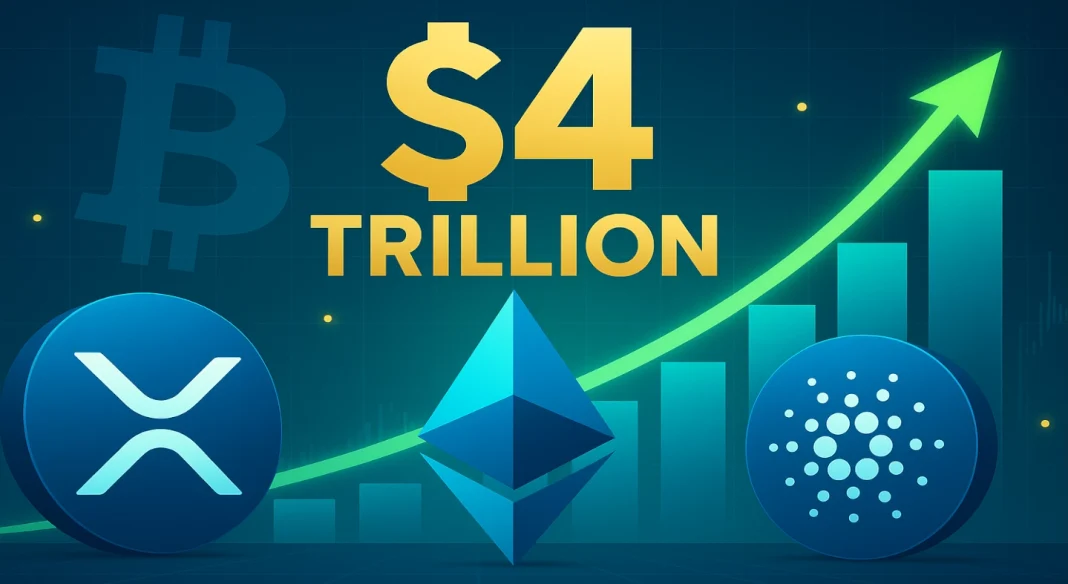 Altcoin Surge and Institutional Inflows Push Crypto Market Past $4 Trillion