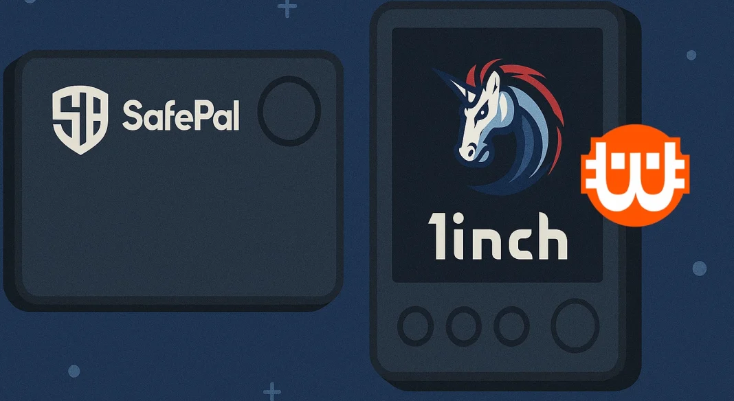 SafePal + 1inch = exclusive hardware wallets