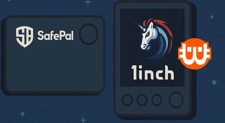 SafePal + 1inch = exclusive hardware wallets