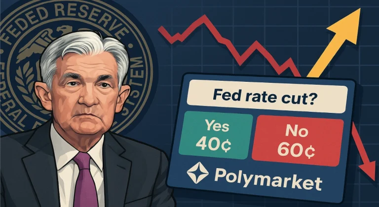 Fed rate cut? Not so fast, Polymarket’s betting big on no