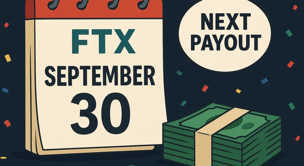 FTX’s next payout comes on September 30th