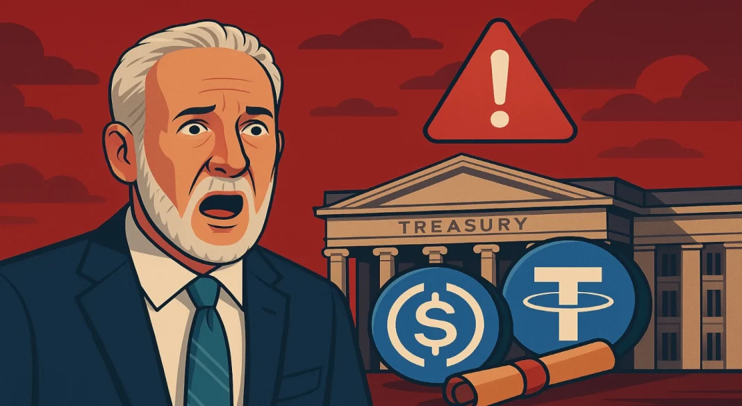 Peter Schiff sounds the alarm, stablecoins will kill the Treasury markets?