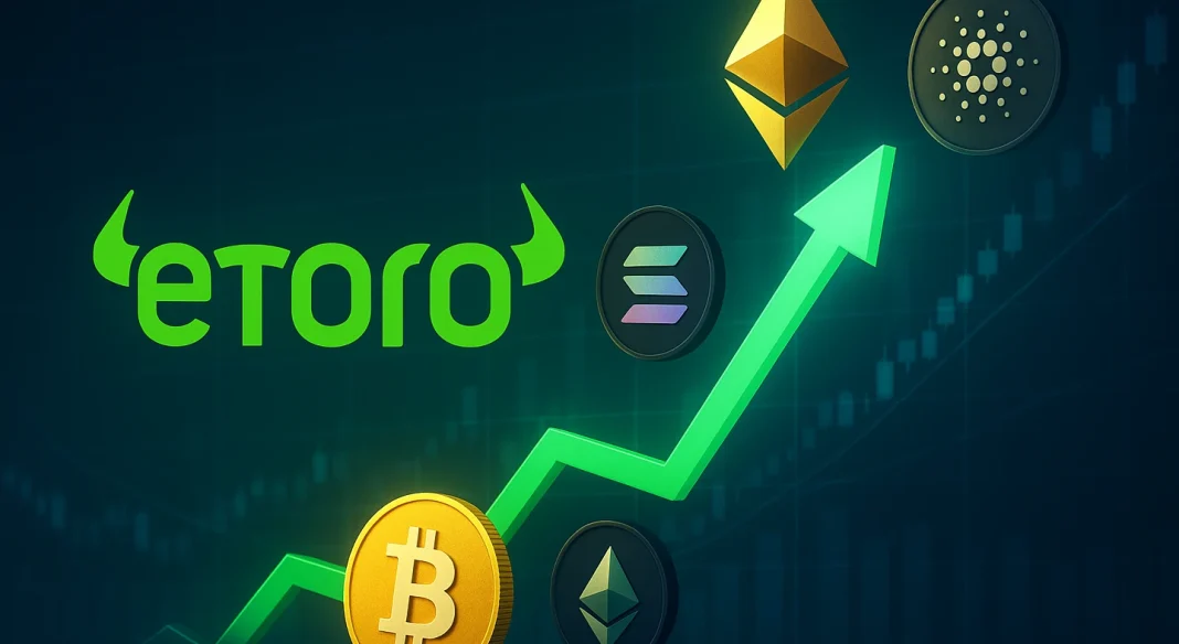 eToro’s crypto business is growing
