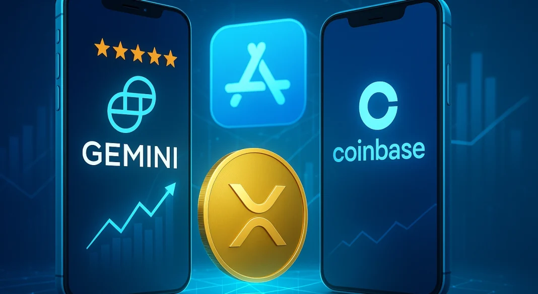 Gemini is doing better than Coinbase in the App Store