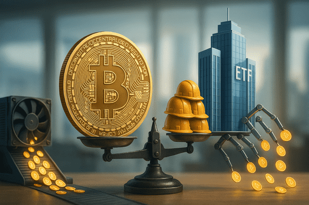 Bitcoin Demand Outruns Miner Supply as ETFs and Companies Keep Buying