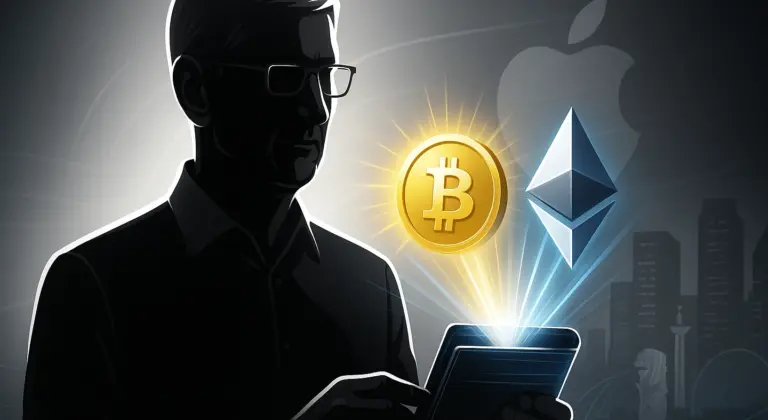 Apple’s Tim Cook holds Bitcoin and Ethereum in his wallet