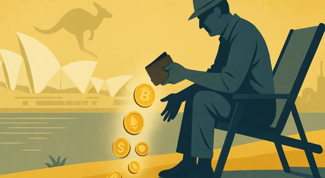 Australia’s retirement savers shrink crypto piles