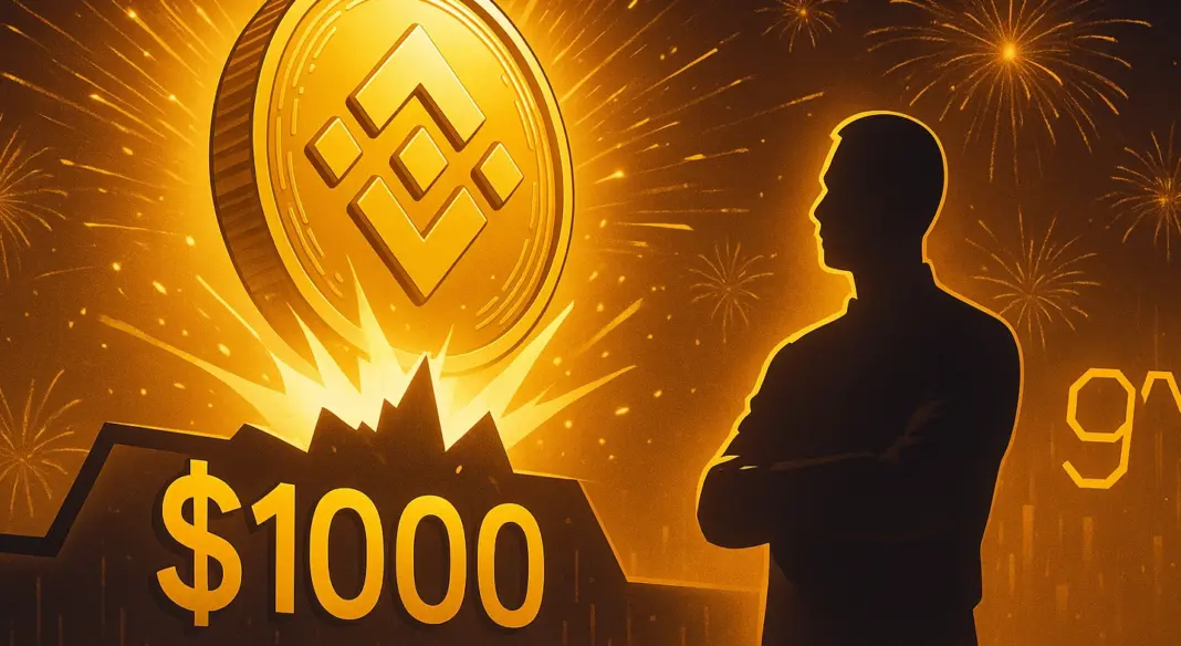 BNB blasts past $1000, CZ’s fortune hits $91 billion