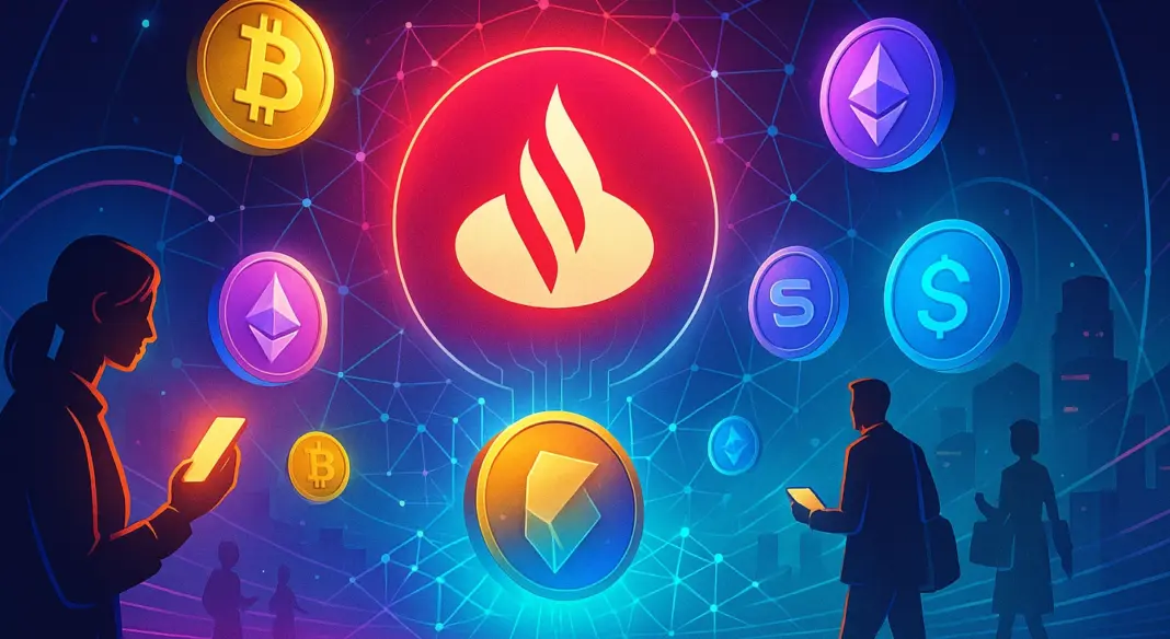 Banco Santander’s big leap into crypto, retail services are here