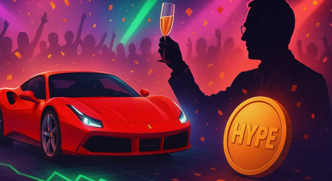 HYPE out, Ferrari in, Hayes knows how to party