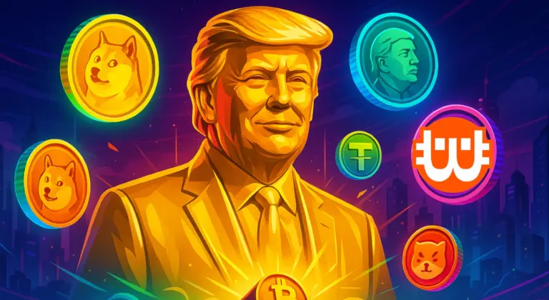 Golden statues and memecoins, all thanks to Trump Golden statues and memecoins, all thanks to Trump