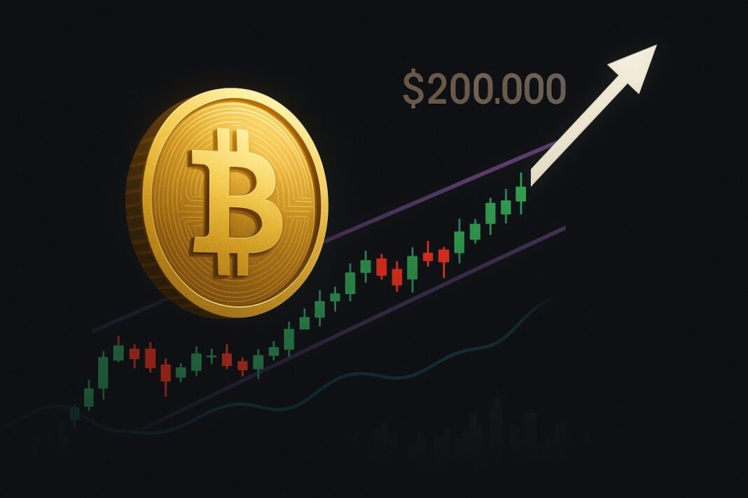 Bitcoin ( BTC) Rising Channel Signals 74% Upside to $200K as $430M Long Appears