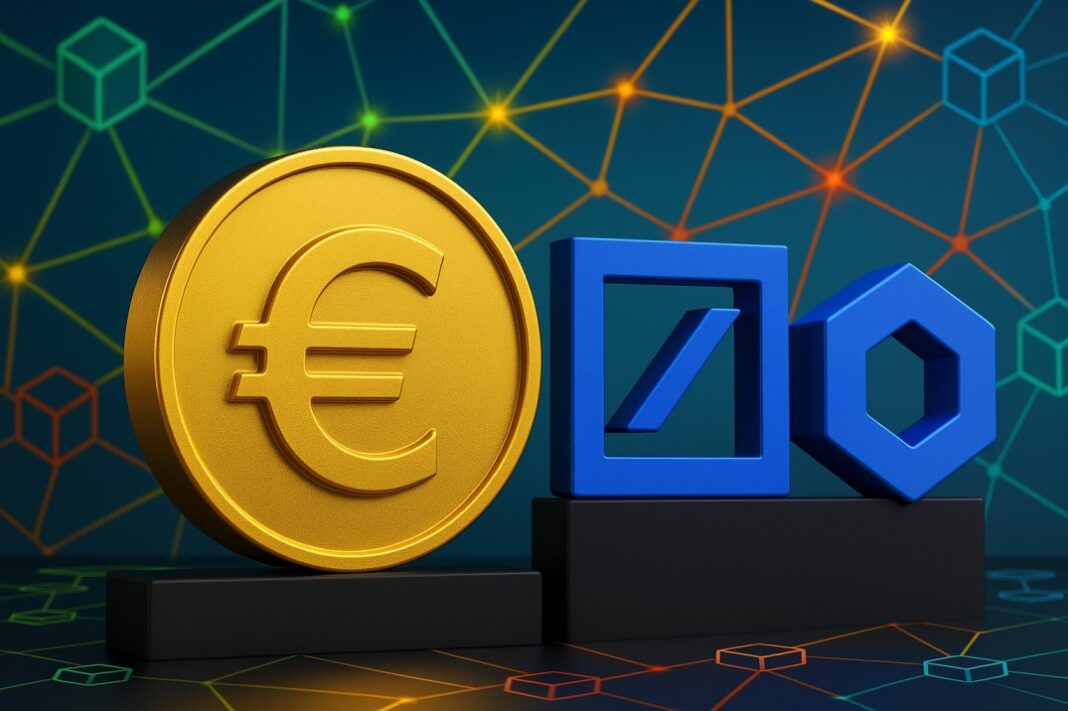 Deutsche Bank Backed EURAU Stablecoin Takes Strong Multichain Step With Chainlink