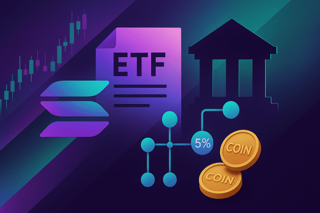 Solana Staking ETF Clears SEC, Eyes $3–$6B Inflows With 5% Yield