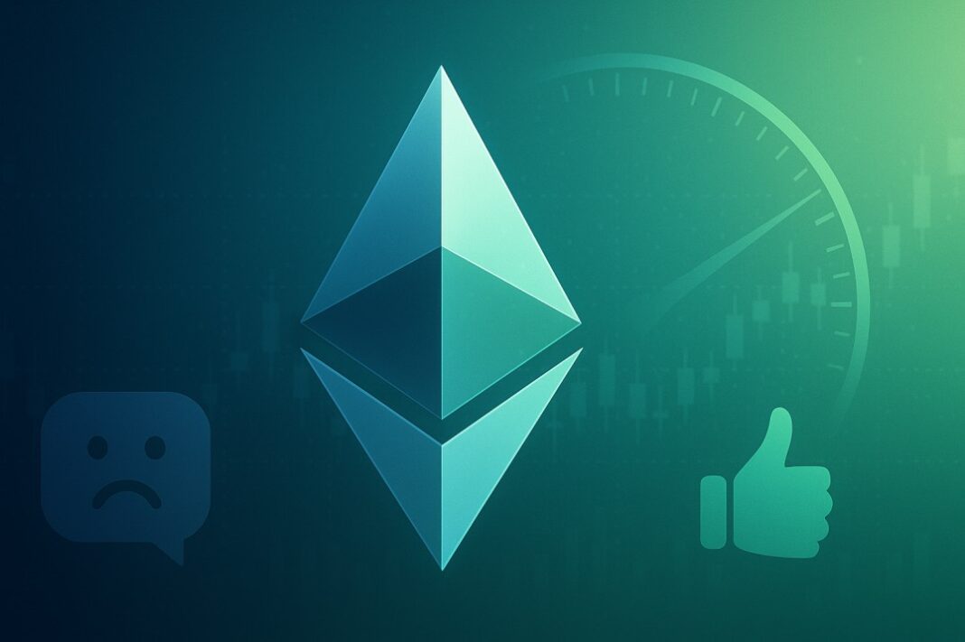 Ethereum Sentiment Surges While Crypto Fear Index Flashes “Extreme”