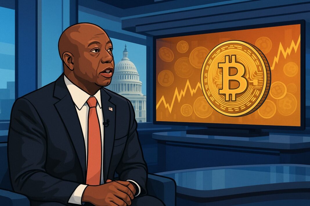 Tim Scott Says Crypto Bill Is Coming “Next Month” as He Talks Policy Shift on Fox Business