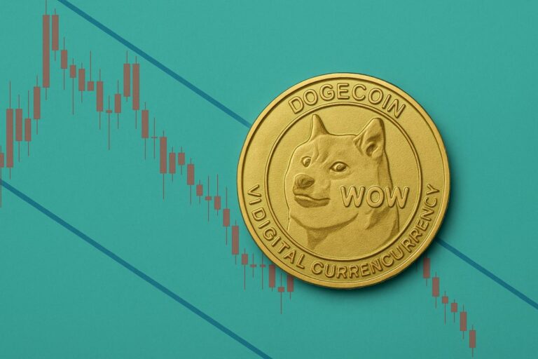 Dogecoin Trapped in Falling Channel as 0.158 Dollar Barrier Blocks Path Back to Fibonacci Golden Zone