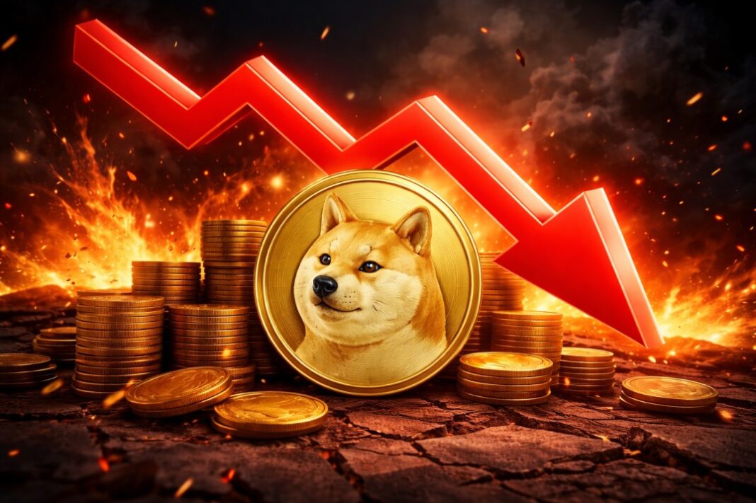 Dogecoin Warning Bearish Flag Targets $0.03 as Analysts Watch $0.096 Support