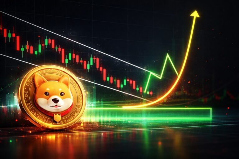 SHIB Slips Into Key Demand Zone as Traders Watch for a Bottom and Breakout