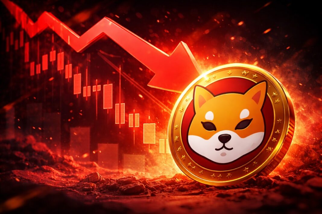 Shiba Inu Faces 60% Drop Risk as Bearish Flag Meets Key Fib Levels