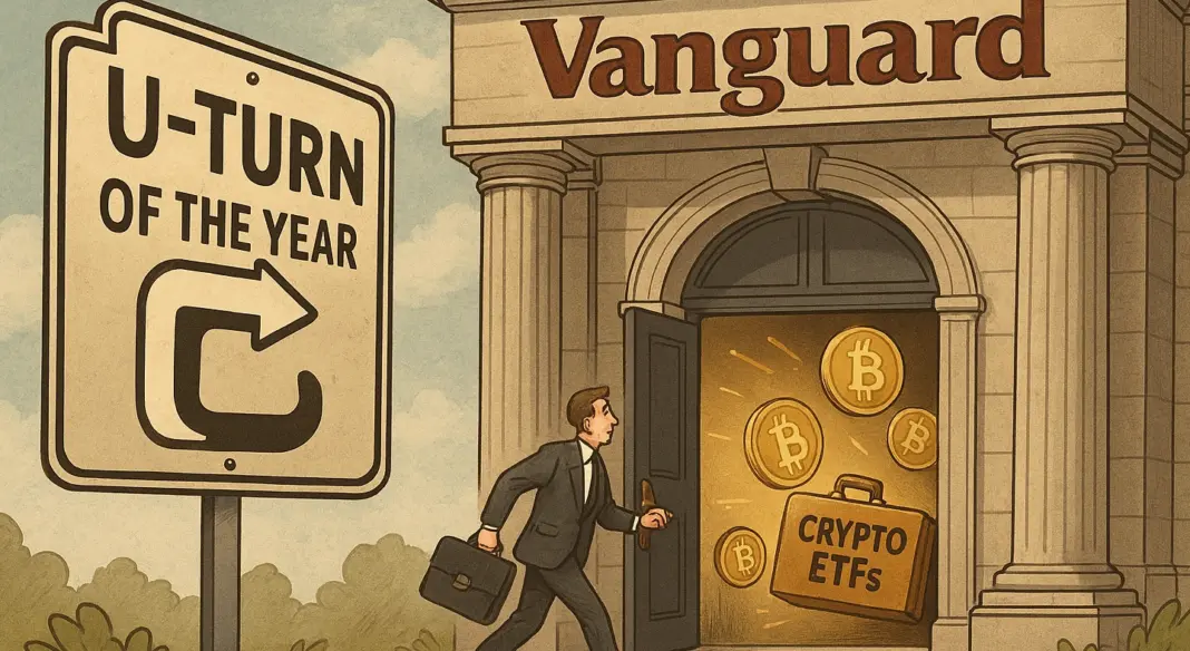 U-Turn of The Year, Vanguard Throws Open Its Doors to Crypto ETFs