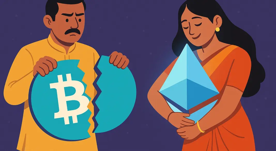 Indian Crypto Investors Are Breaking Up with Bitcoin (And Loving Ethereum)