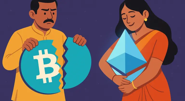 Indian Crypto Investors Are Breaking Up with Bitcoin (And Loving Ethereum)