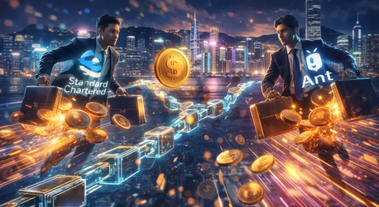 Hong Kong’s Blockchain Cash Blitz: StanChart & Ant Warp Speed Money!