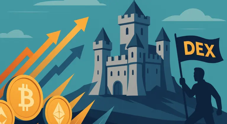 DEXs Storm the Castle: $419B Volume Blitz Crushes CEXs