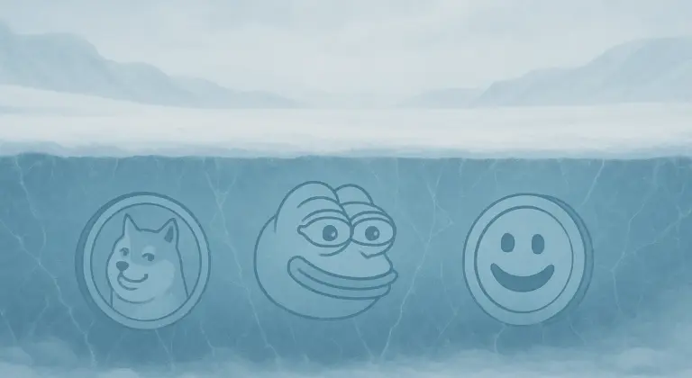 Memecoins Hit the Ice Age: Dominance Craters to 2022 Zombie Levels