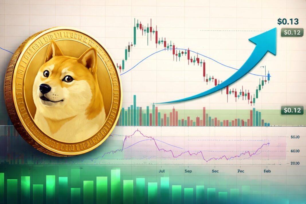 Dogecoin Defends $0.12 Floor as Charts Point to $0.13 Break Test