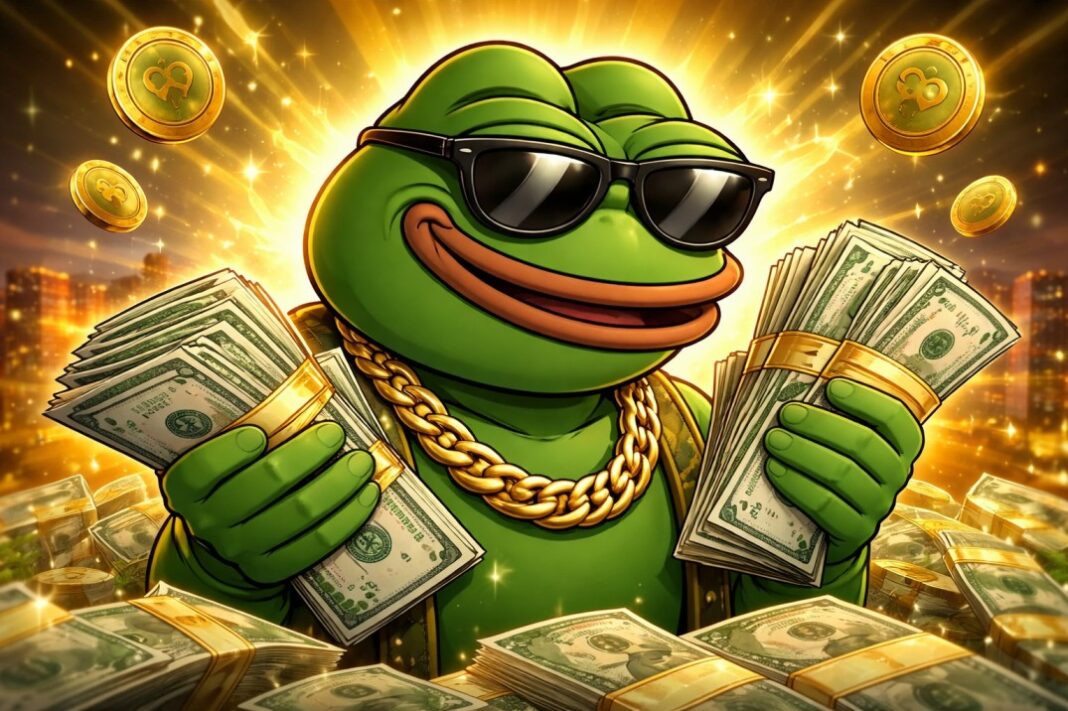 PEPE Flashes Bullish Flag as Weekly Wedge Breakout Targets 0.00001400