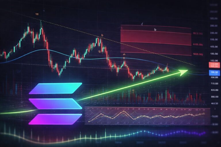 Solana Drops Hard but Holds the Uptrend Line After Wave Resistance Rejection