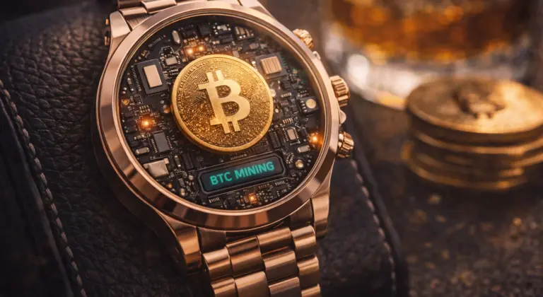 Meet the $40K Luxury Bitcoin Watch That Actually Mines BTC, Because Why Not?