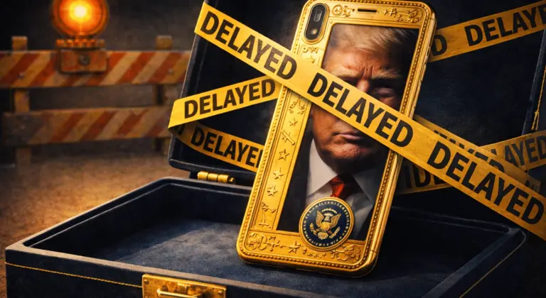 Trump Mobile Gold Smartphone Is Delayed Again